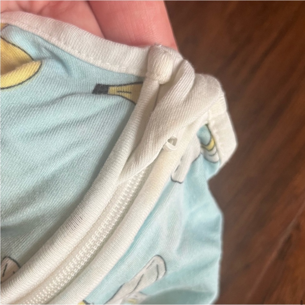 Little Sleepies Banana Pajamas 3-6 - Picture 3 of 3